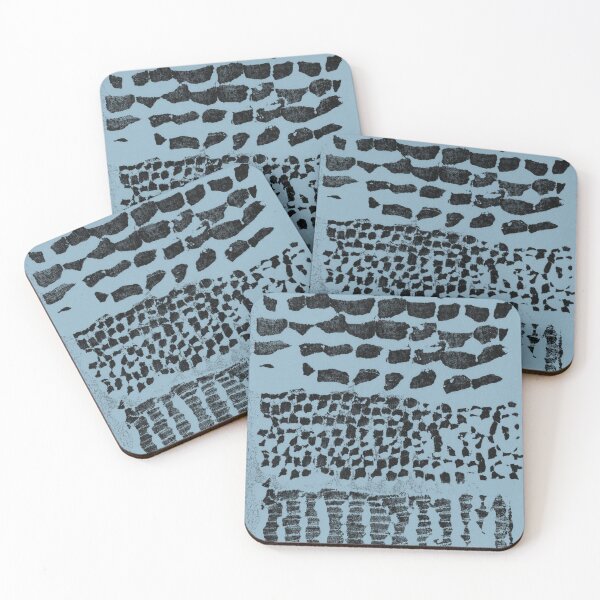 Item preview, Three Grains Textured Monoprint - Sky + Coal designed and sold by Irene Estelle.