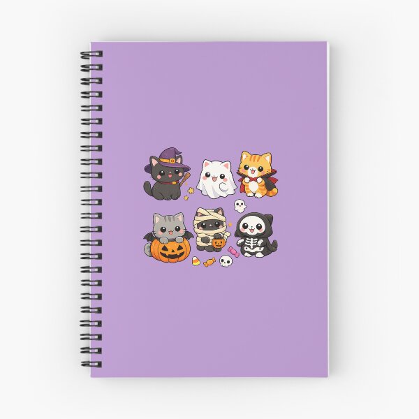 Item preview, Kawaii Halloween Cats Clipart PNG | Cute Spooky Cat Bundle | Witch Ghost Pumpkin Vampire Cats designed and sold by .onemoredesign..