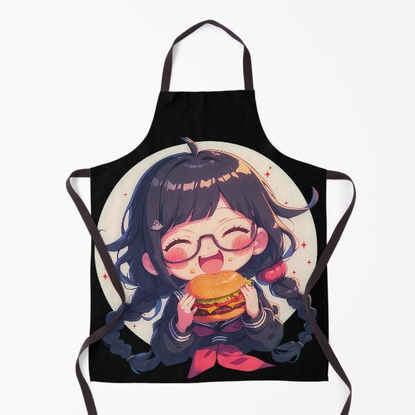 Item preview, Toko Fukawa Danganronpa Chibi Kawaii Burger Joy designed and sold by earlobejerk.