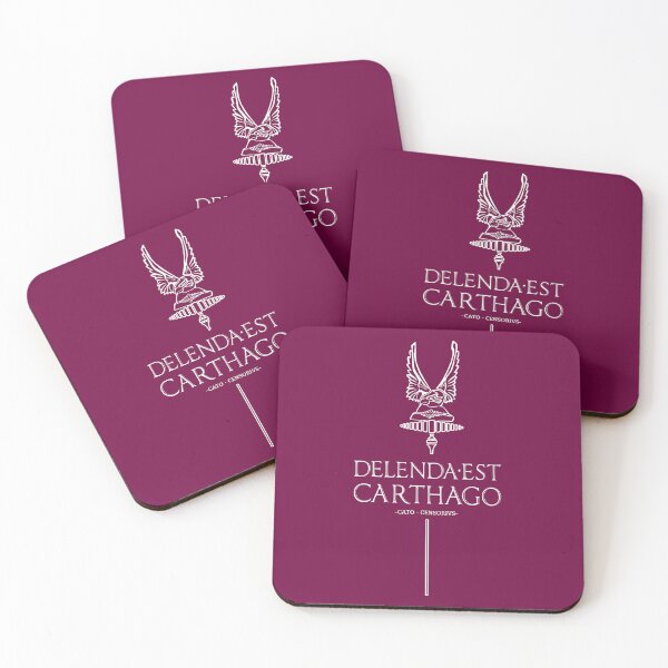 Item preview, Delenda est Carthago – Latin Quote designed and sold by Alkaravan Creators.