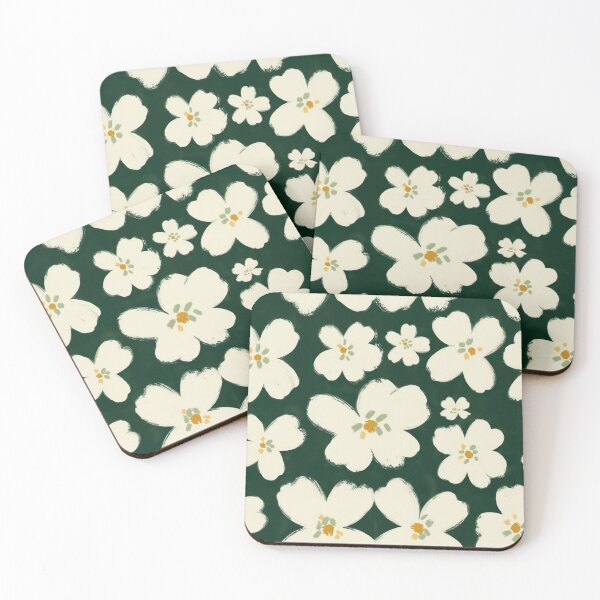 Item preview, vintage floral green background aesthetic designed and sold by bosamji.
