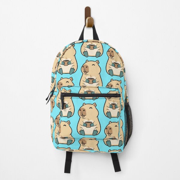 Item preview, Capy Needs Coffee - Blissful Beige Capybara designed and sold by AdriqnArt.