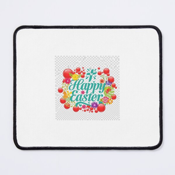 Item preview, Vibrant Floral Happy Easter Red Bubble Design designed and sold by LittleSmileArt.