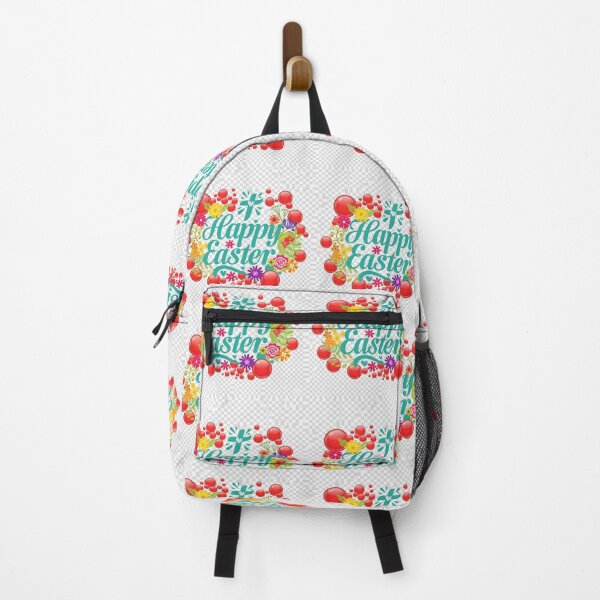Item preview, Vibrant Floral Happy Easter Red Bubble Design designed and sold by LittleSmileArt.