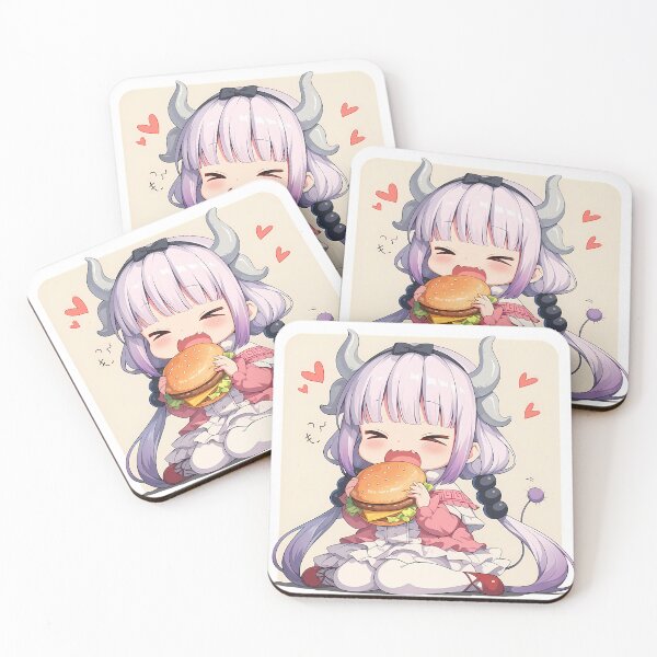 Item preview, Kanna Kamui Dragon Maid Chibi Burger Joy designed and sold by earlobejerk.