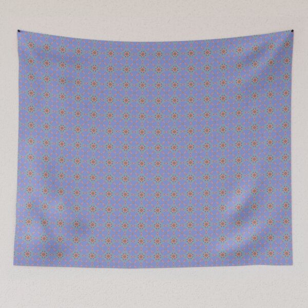 Item preview, Abstract floral pattern in spring colors designed and sold by lovelypatterns.