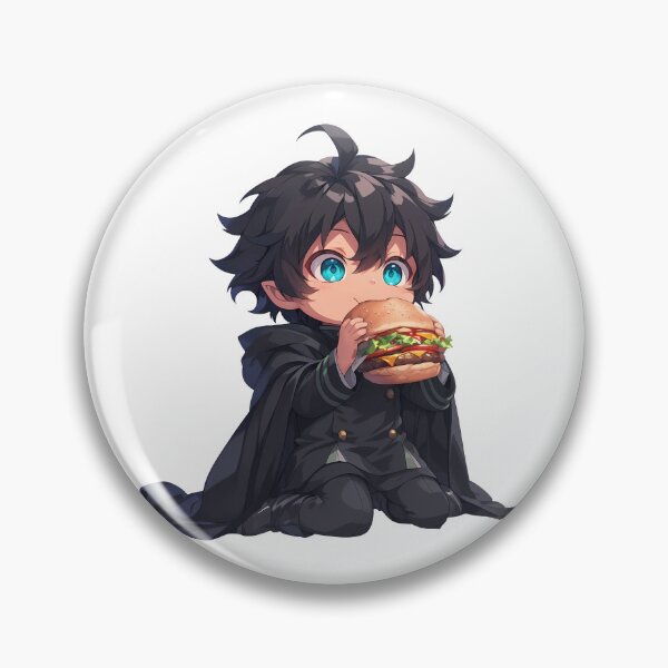 Item preview, Hyakuya Yuuichirou Seraph End Chibi Burger designed and sold by earlobejerk.