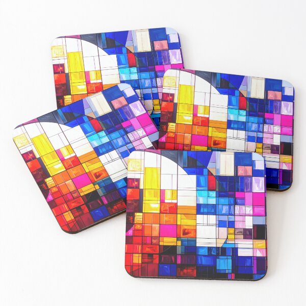 Item preview, Bold Dual Circle Color Abstract designed and sold by NizuCaCi.