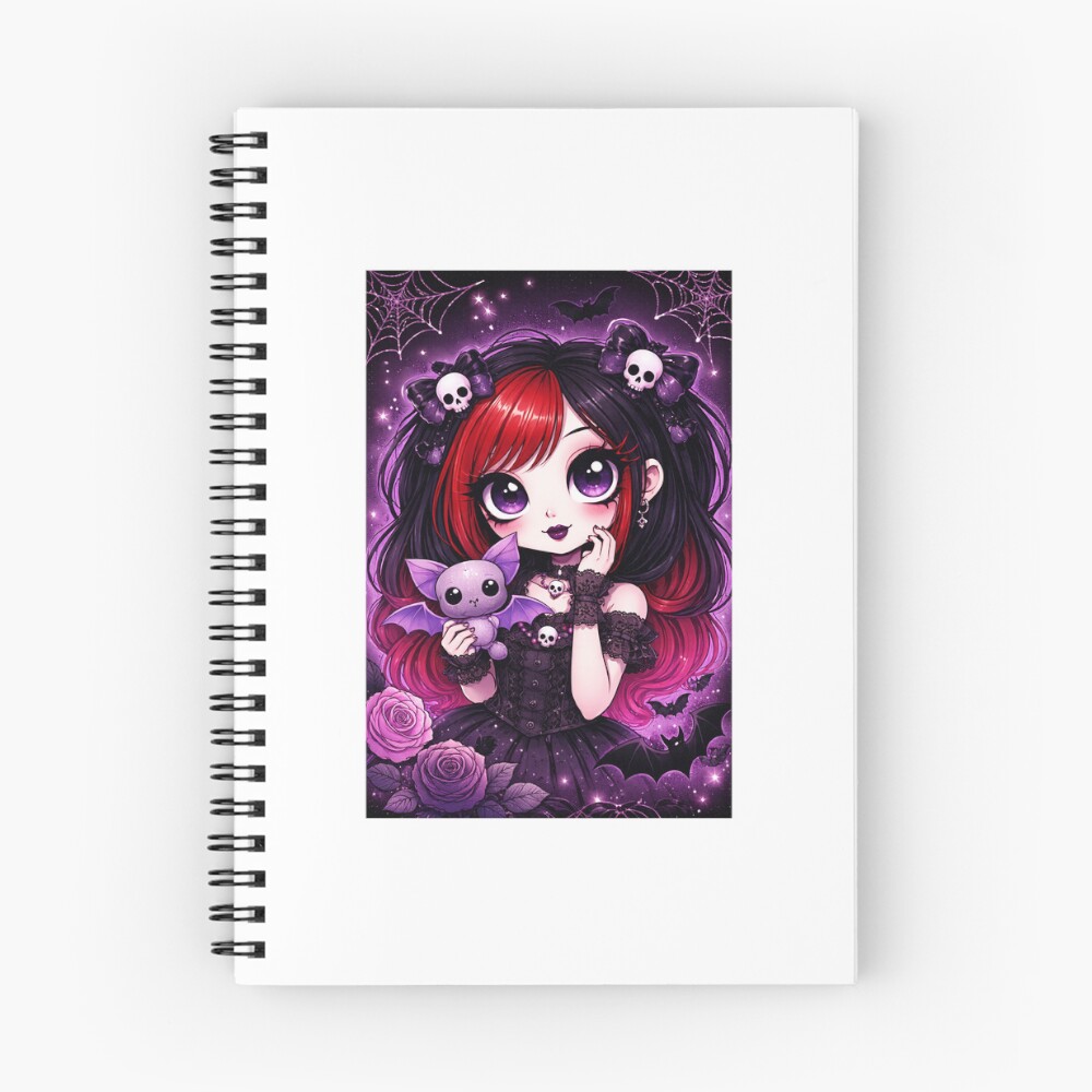 Item preview, Spiral Notebook designed and sold by Msdevils.