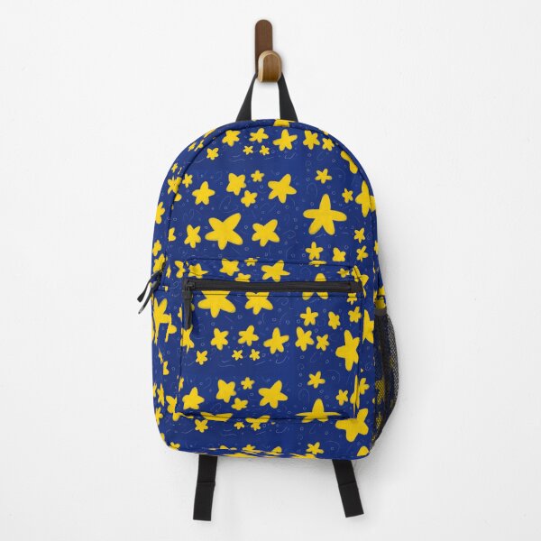Item preview, Twirly stars in night sky (yellow) designed and sold by Tiny-Sugar-Dove.