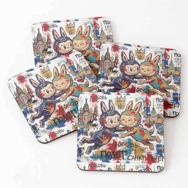 Item preview, Labubu lovers in flight. designed and sold by Natalia-Vlad.