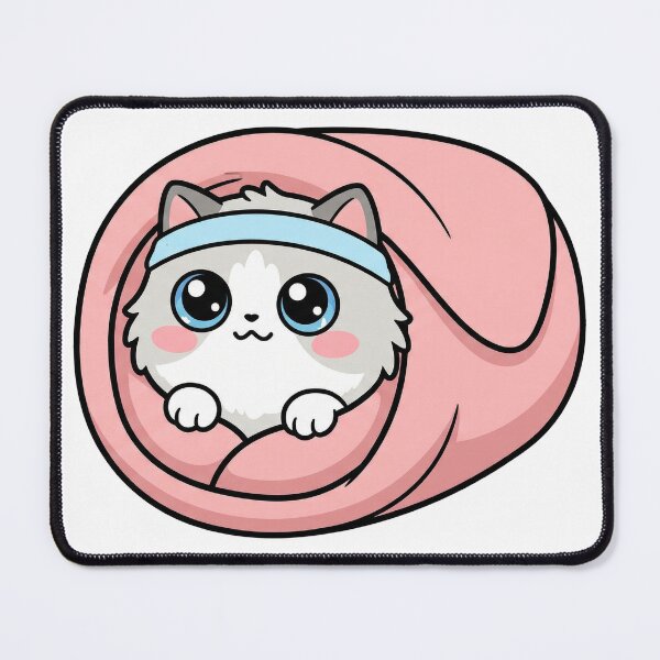 Item preview, Kawaii Ragdoll Cat Blanket Burrito Funny Introvert Cozy Do Not Disturb Shirt designed and sold by Inna Myrien.