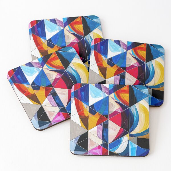 Item preview, Geometric Triangle Flow Abstract designed and sold by NizuCaCi.