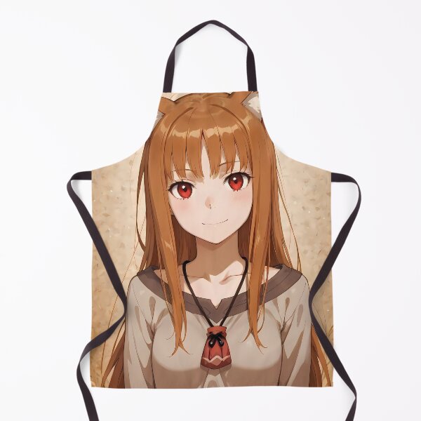Artikelvorschau, Holo Spice And Wolf Warm Smile Portrait entworfen und verkauft von riadjamai.