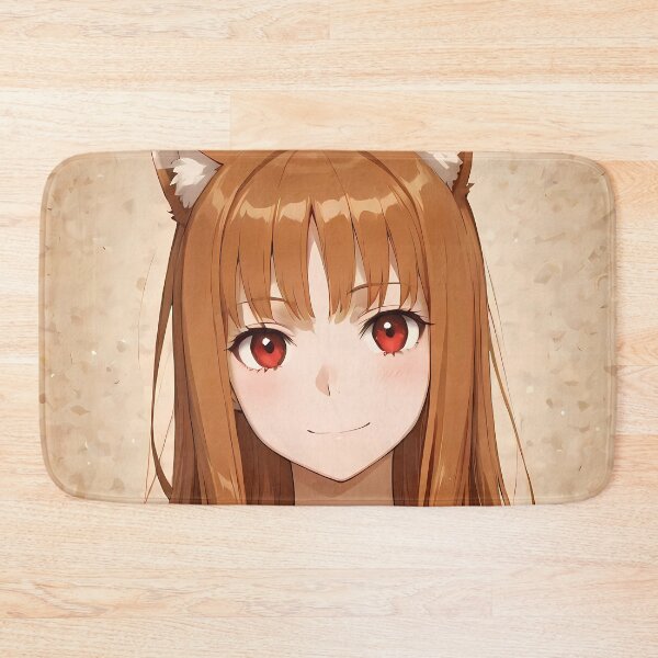 Artikelvorschau, Holo Spice And Wolf Warm Smile Portrait entworfen und verkauft von riadjamai.
