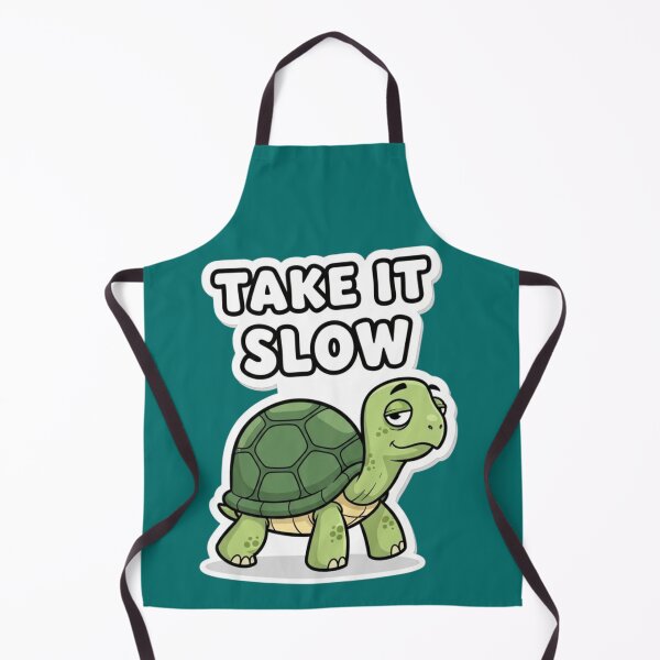 Item preview, Take It Slow Turtle – Chill Motivation Funny Sticker designed and sold by Mojbin.