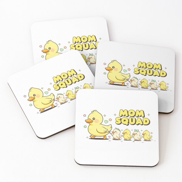 Item preview, Cute Kawaii Pastel Mom Squad With Mama Ducks And Baby Ducklings designed and sold by Tiny Zoom.