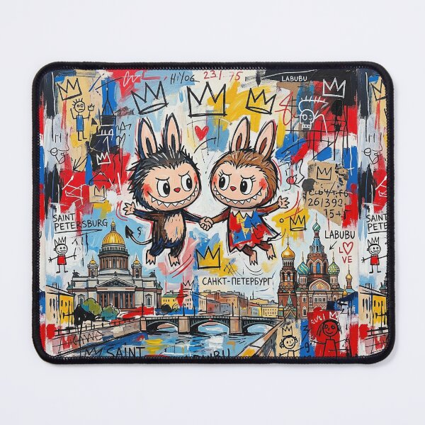 Item preview, Labubu lovers in flight. designed and sold by Natalia-Vlad.