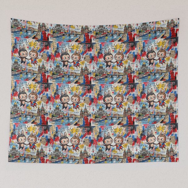 Item preview, Labubu lovers in flight. designed and sold by Natalia-Vlad.