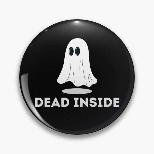 Item preview, Dead Inside (Black) Black designed and sold by GhostlyWorld.
