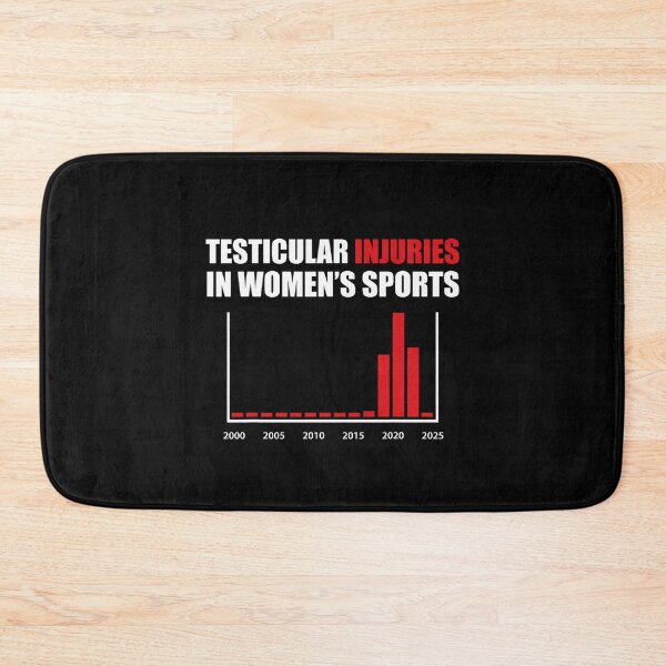 Item preview, testicular injuries in womens sports funny saying men women designed and sold by Teddy563.