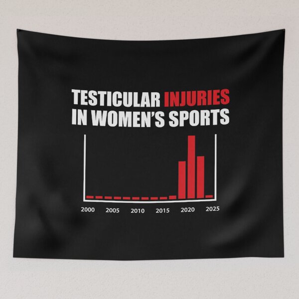 Item preview, testicular injuries in womens sports funny saying men women designed and sold by Teddy563.