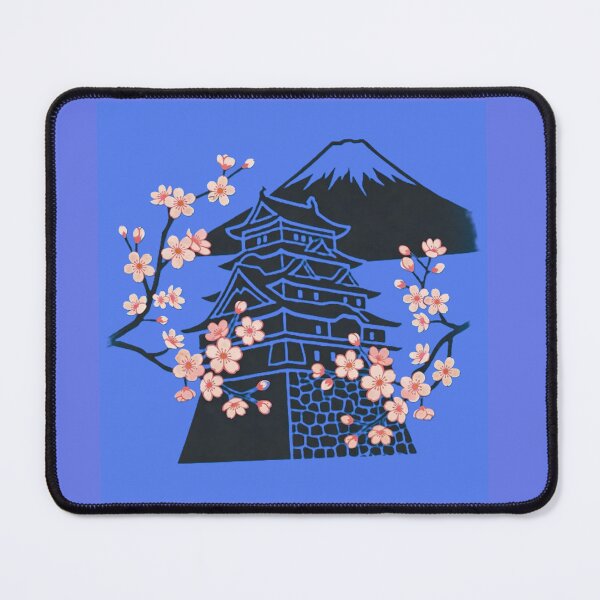 Item preview, Cherry Blossom Japanese Castle Design designed and sold by SakuraMarket26.