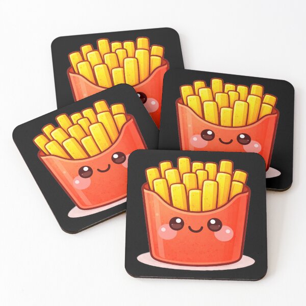 Item preview, Cute Food Club French Fries Kawaii Food designed and sold by ImagenFusionP.