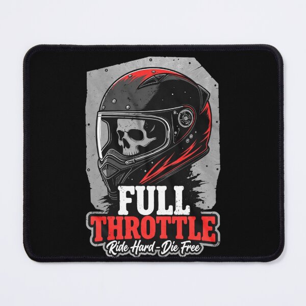 Item preview, Full Throttle Biker Helmet - Ride Hard Die Free designed and sold by Gentlebart.