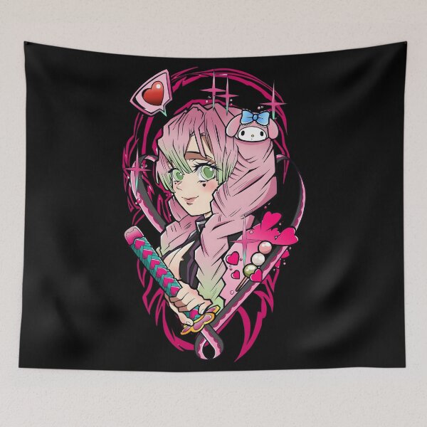 Item preview, Mitsuri Kanroji – Love Hashira designed and sold by ANIME HEAT.