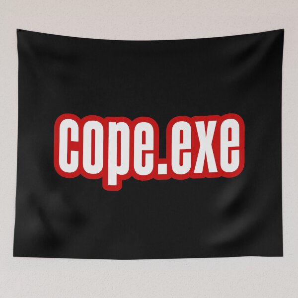 Item preview, Cope.exe, Red outlined designed and sold by Memes N Lore .