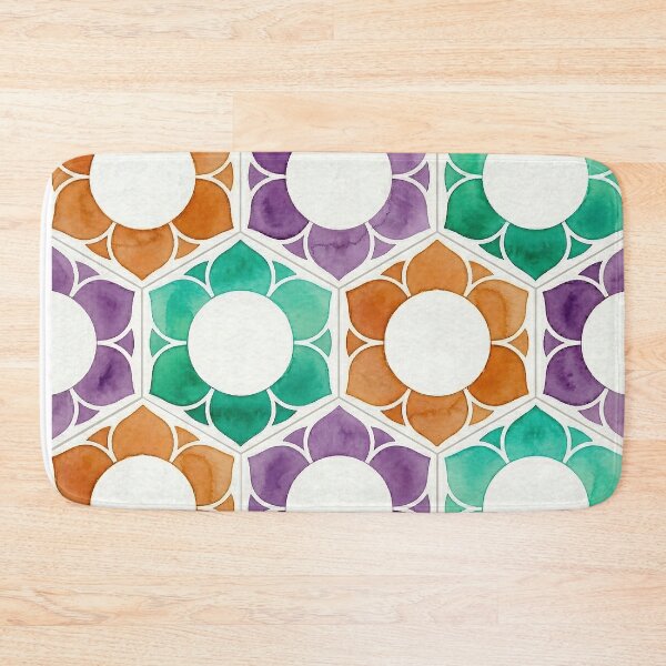 Item preview, A hexagonal tile pattern #2 designed and sold by Ratatosk-AI.