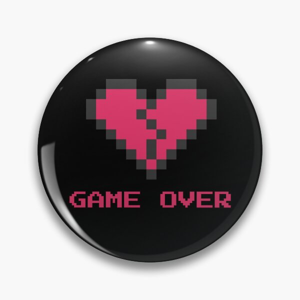 Item preview, Game Over Pixel Heart designed and sold by Nol1ytv.