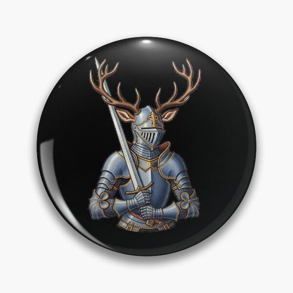 Item preview, The Stag Knight Silent Forest designed and sold by bolguzart.
