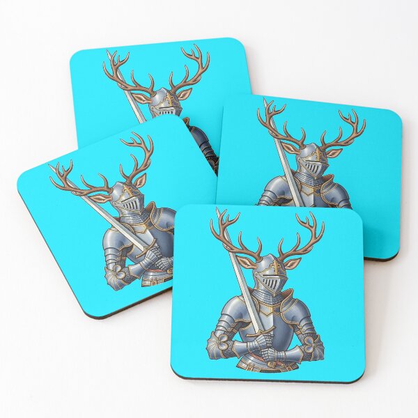 Item preview, The Stag Knight Silent Forest designed and sold by bolguzart.