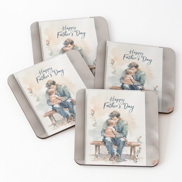 Item preview, Father Hugging His Child designed and sold by TinCatOutPost.