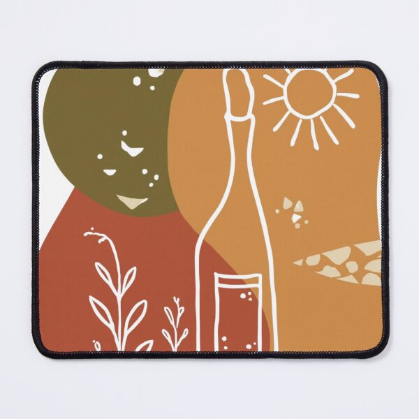 Item preview, Painting with a wine bottle and a sun designed and sold by shoscha.