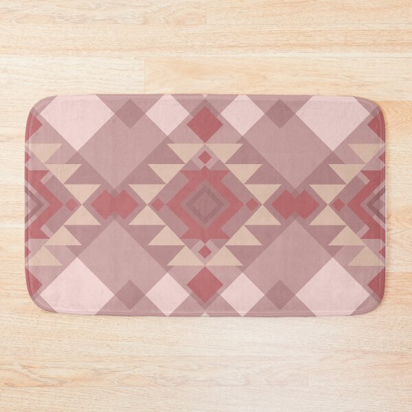 Item preview, Dusty Rose Geometric Tribal Pattern – Boho Vintage Abstract Seamless Design designed and sold by PAWIRADA.