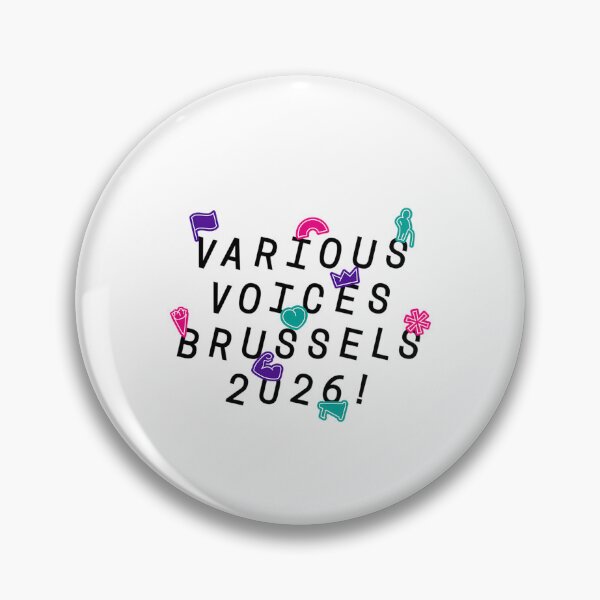 Item preview, Various Voices 2026 (Logo) designed and sold by Nisreen Tolan.