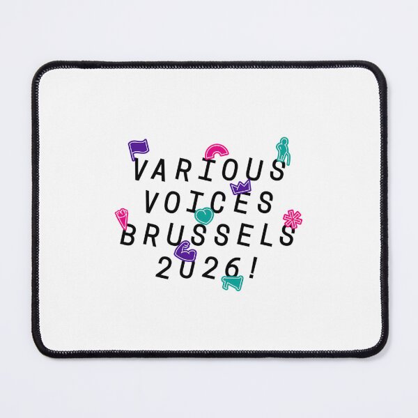 Item preview, Various Voices 2026 (Logo) designed and sold by Nisreen Tolan.