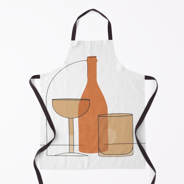Item preview, Glasses and wine bottle designed and sold by shoscha.