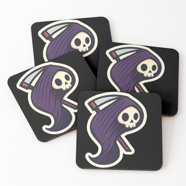 Item preview, Minimalist Grim Reaper designed and sold by CLUB SODA KID DESIGNS.