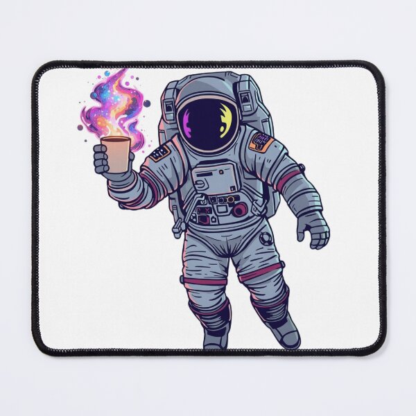 Item preview, Astronaut with coffee mug designed and sold by shoscha.