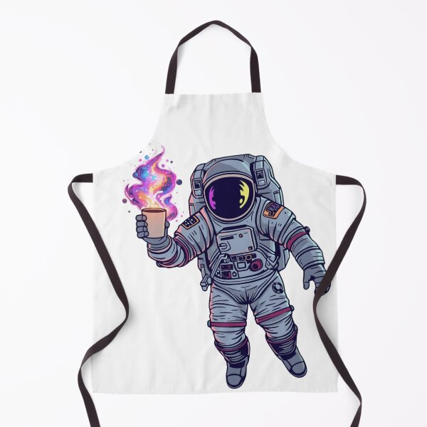Item preview, Astronaut with coffee mug designed and sold by shoscha.