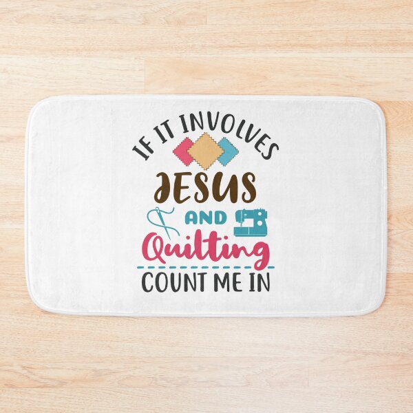 Item preview, If It Involves Jesus and Quilting Count Me In designed and sold by jaygo.