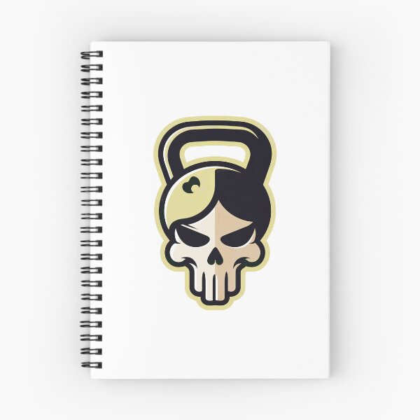 Item preview, Minimal Skull Kettlebell Sticker – Strong Fitness Symbol Clean Vector Design designed and sold by Timegraf.