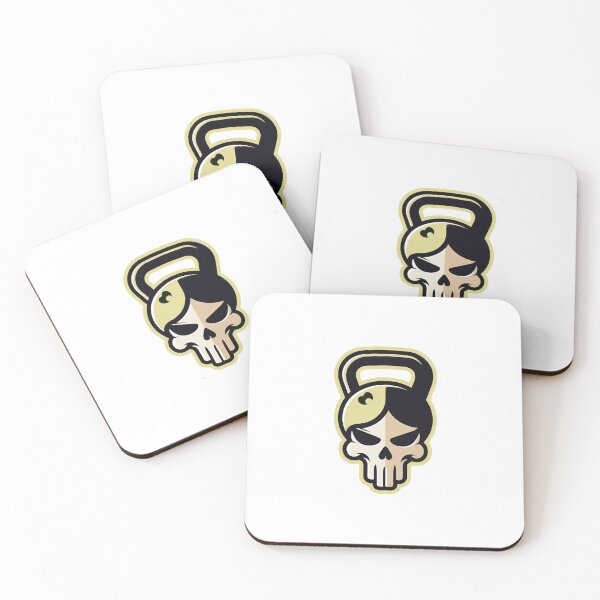 Item preview, Minimal Skull Kettlebell Sticker – Strong Fitness Symbol Clean Vector Design designed and sold by Timegraf.