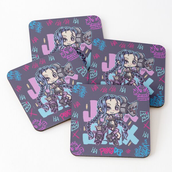 Item preview, Chibi Jinx Chaos Energy designed and sold by AngiLaguado.