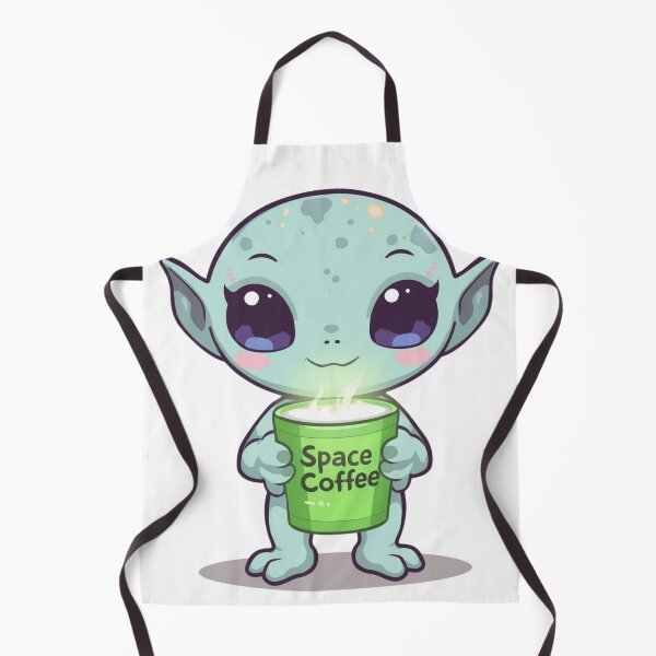 Item preview, Alien with coffee mug designed and sold by shoscha.