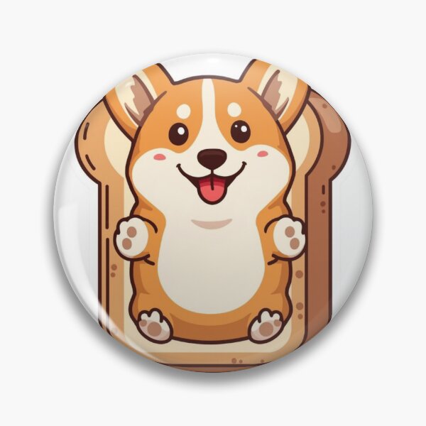 Item preview, A dog on a slice of bread designed and sold by shoscha.